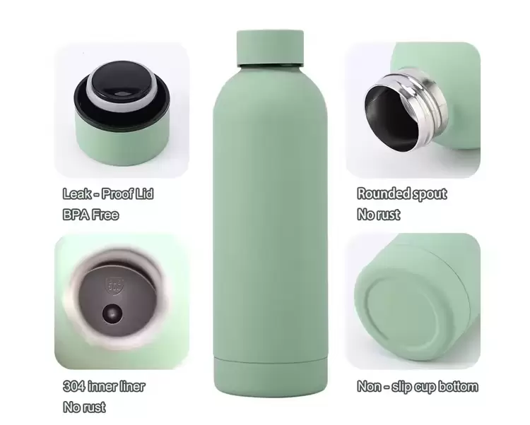 500ml stainless steel water bottle