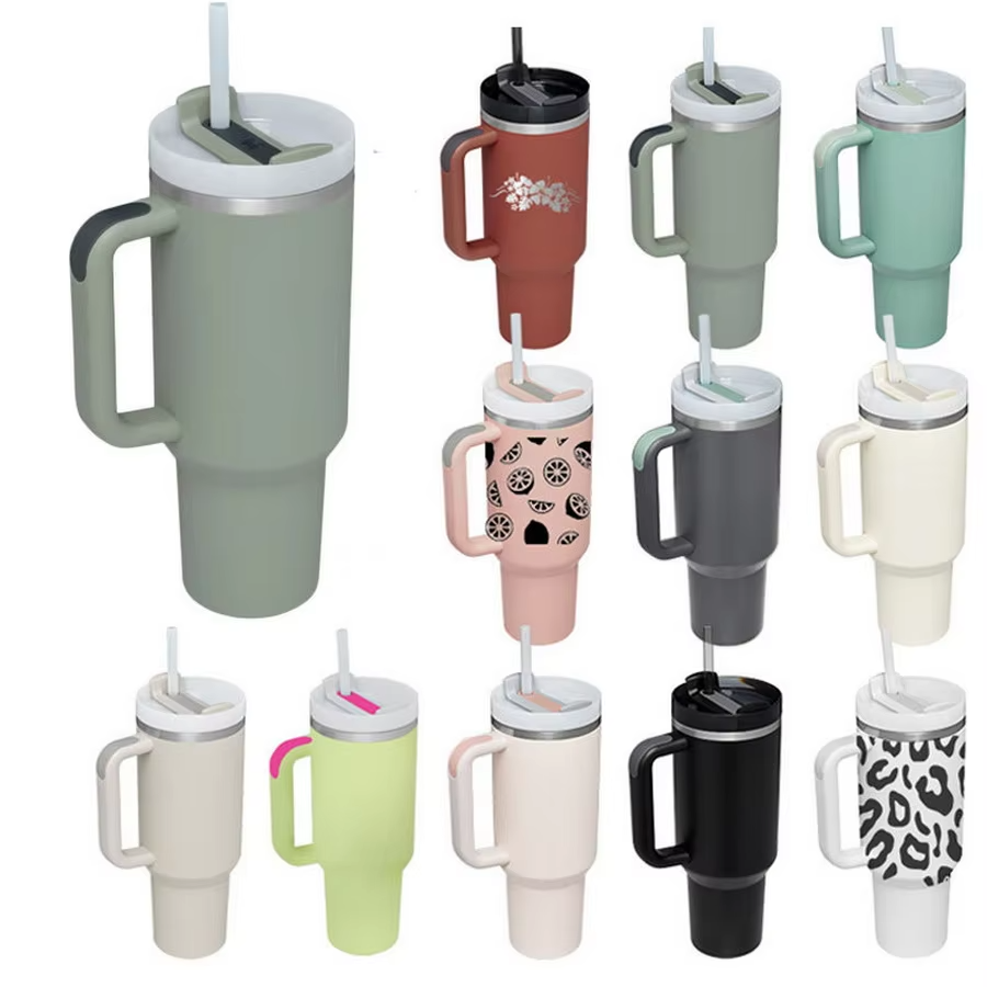 personalised tumbler with straw