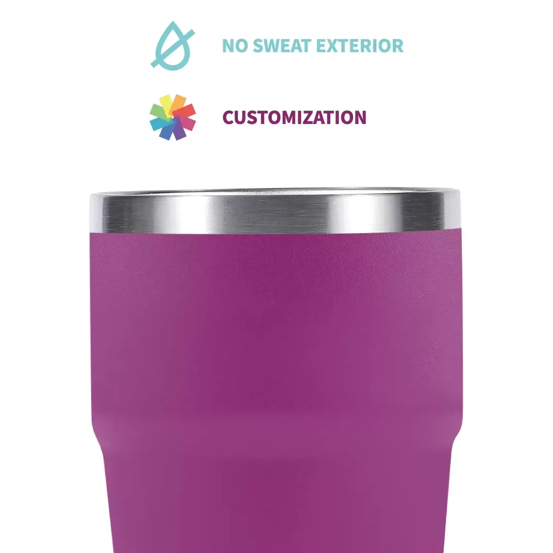 custom water cup with straw and lid