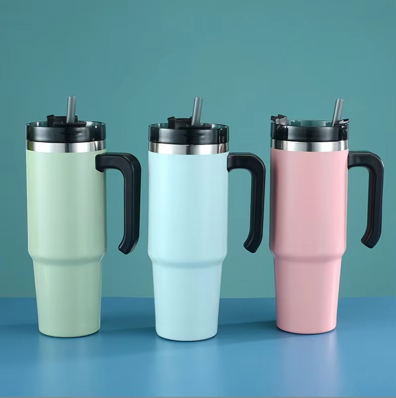 steel tumbler with lid