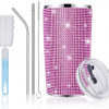 Diamond tumbler,luxury tumbler,fashionable drinkware,reusable tumbler,BPA-free tumbler,eco-friendly tumbler,unique gift ideas.