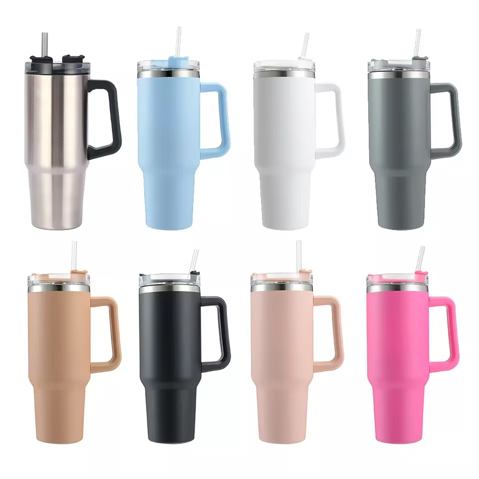 steel tumbler with lid