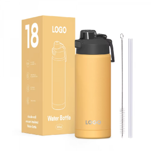24 oz stainless steel water bottle,insulated water bottle,leak-proof stainless steel bottle,reusable water bottle,BPA-free stainless steel water bottle,double-wall insulated bottle,eco-friendly water bottle.
