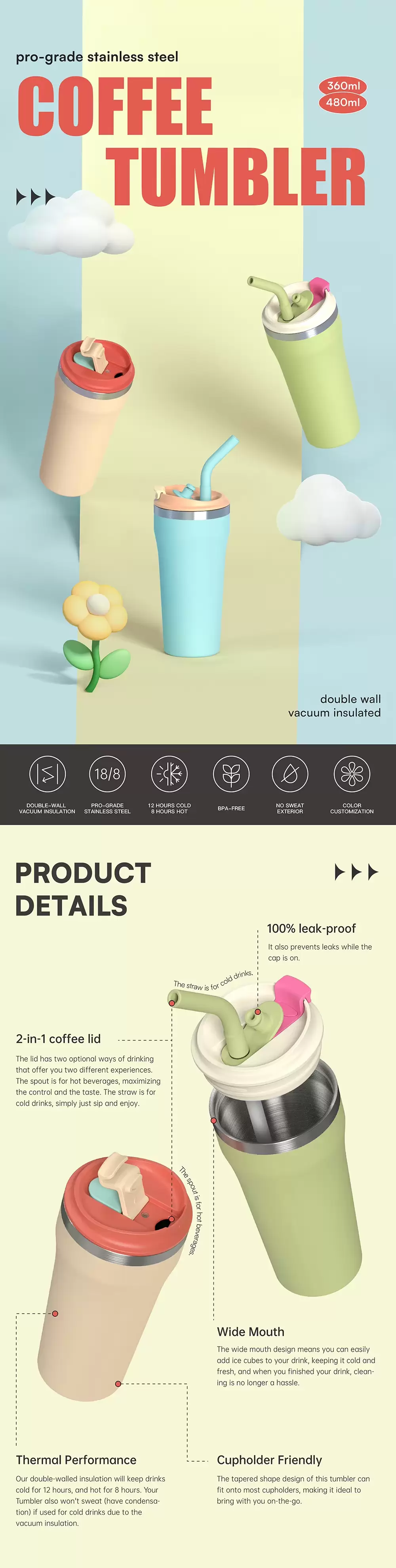 bulk personalized coffee tumblers