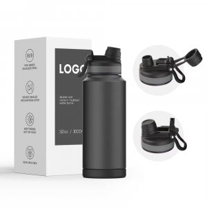 black stainless steel water bottle,insulated stainless steel water bottle,reusable black water bottle,eco-friendly stainless steel bottle,BPA-free water bottle,black water bottle with cap,sleek water bottle.