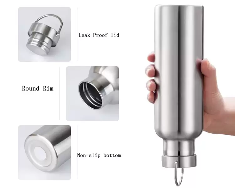 wide mouth stainless steel water bottle
