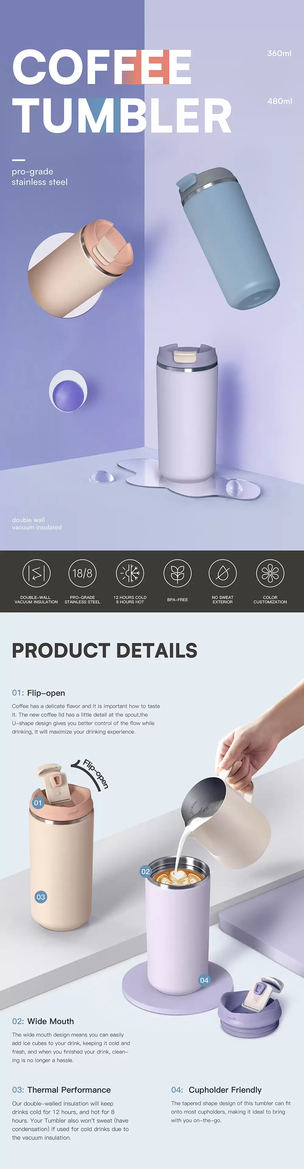 custom coffee thermos