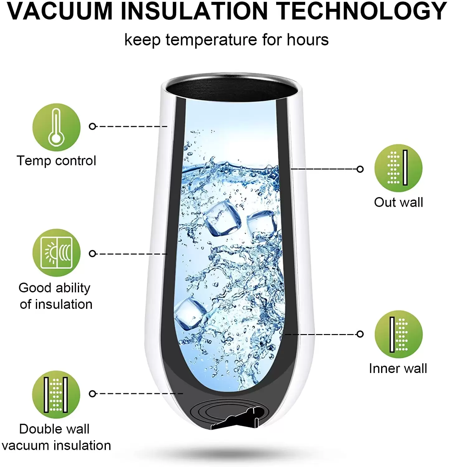 personalized stainless steel wine tumbler