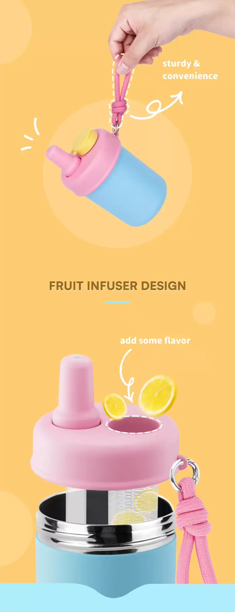 12oz kids water bottle