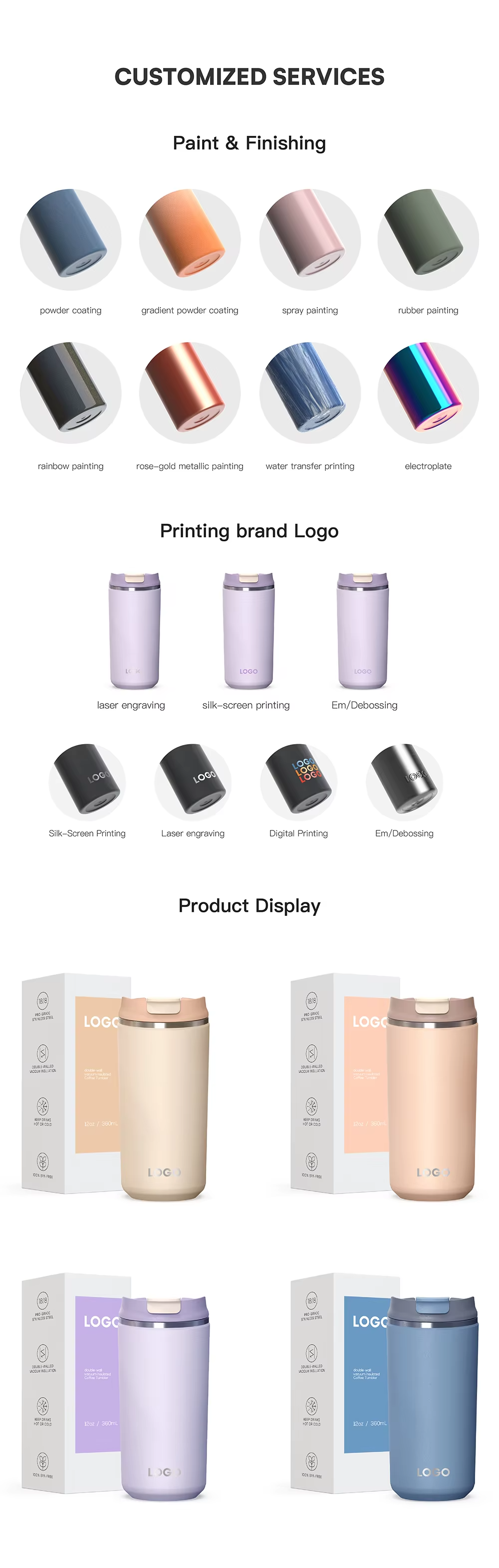 custom coffee thermos