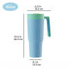 custom 40 oz tumbler,personalized stainless steel tumbler,large insulated tumbler,branded tumblers for business,reusable custom tumbler,double-wall insulated tumbler,custom logo drinkware.