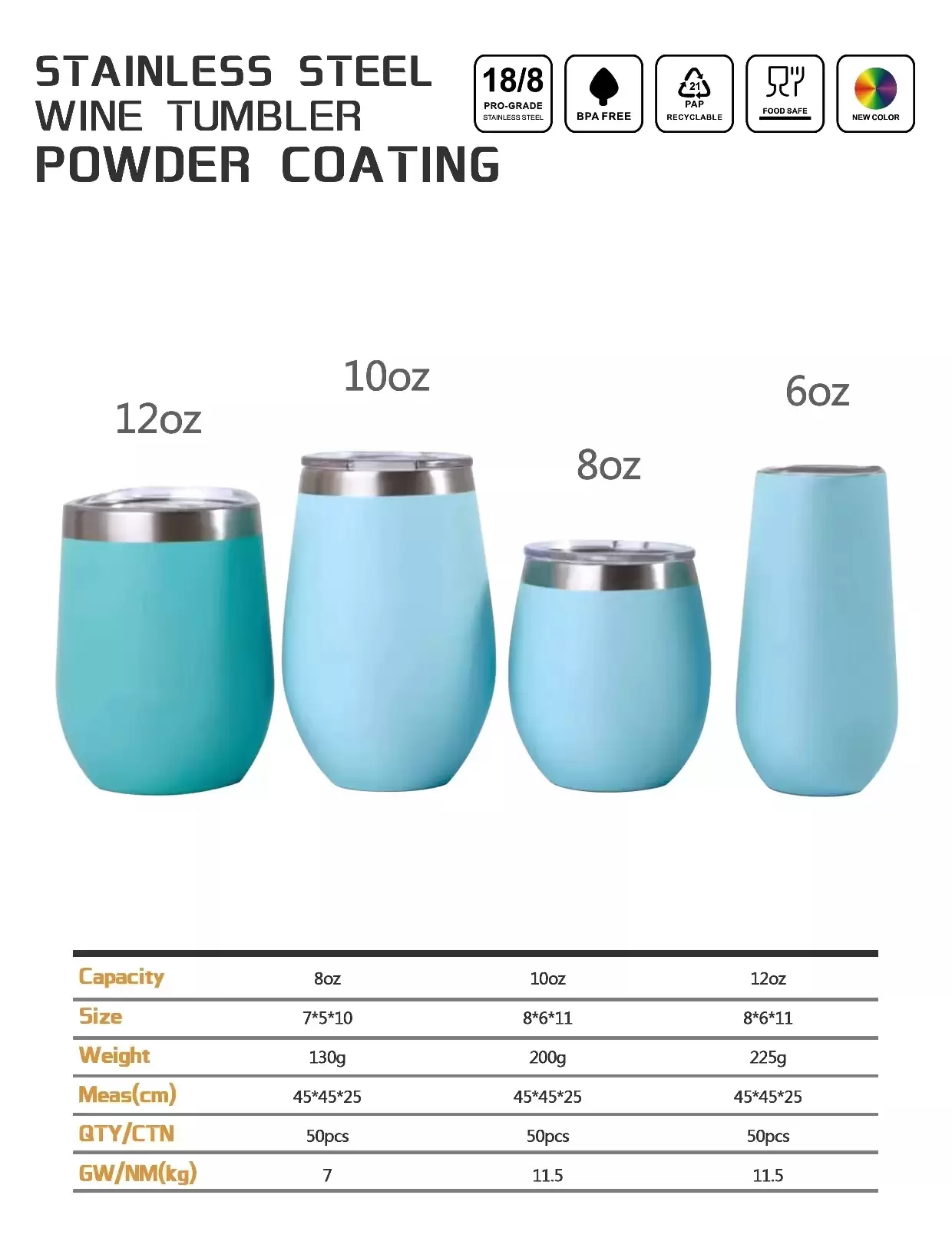 personalized stainless steel wine tumbler