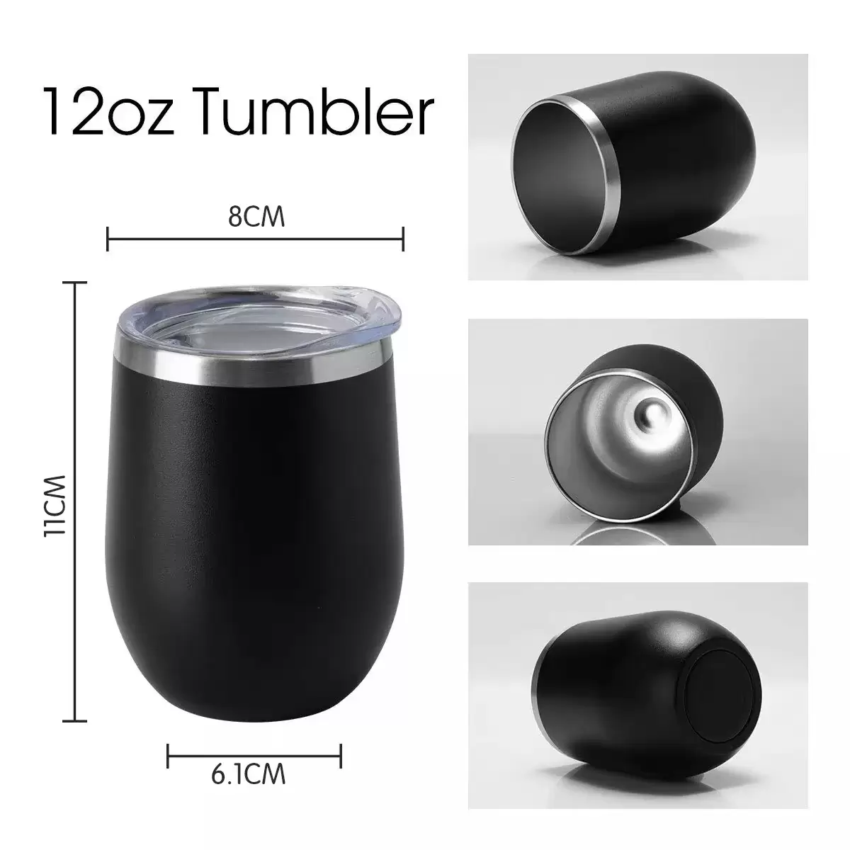 personalized stainless steel wine tumbler