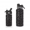 stainless steel water bottle with storage,insulated water bottle with compartment,reusable water bottle with storage,BPA-free stainless steel bottle