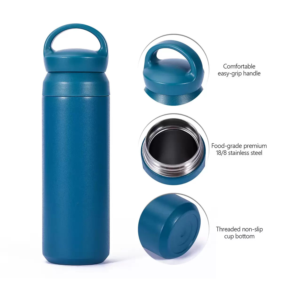 stainless steel sports water bottle