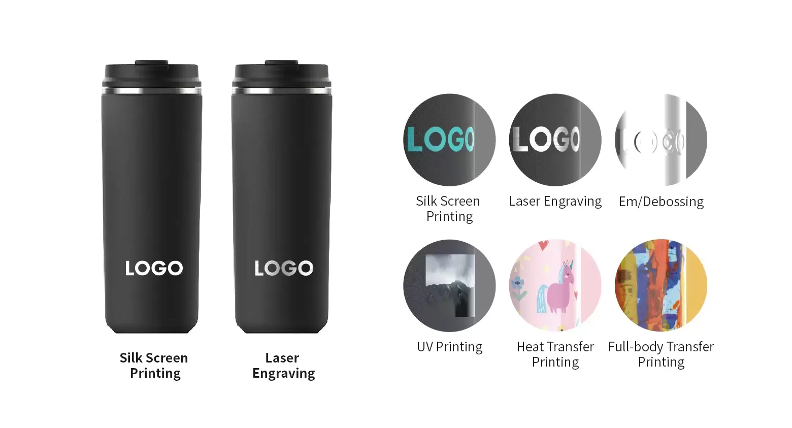 custom coffee tumblers with logo