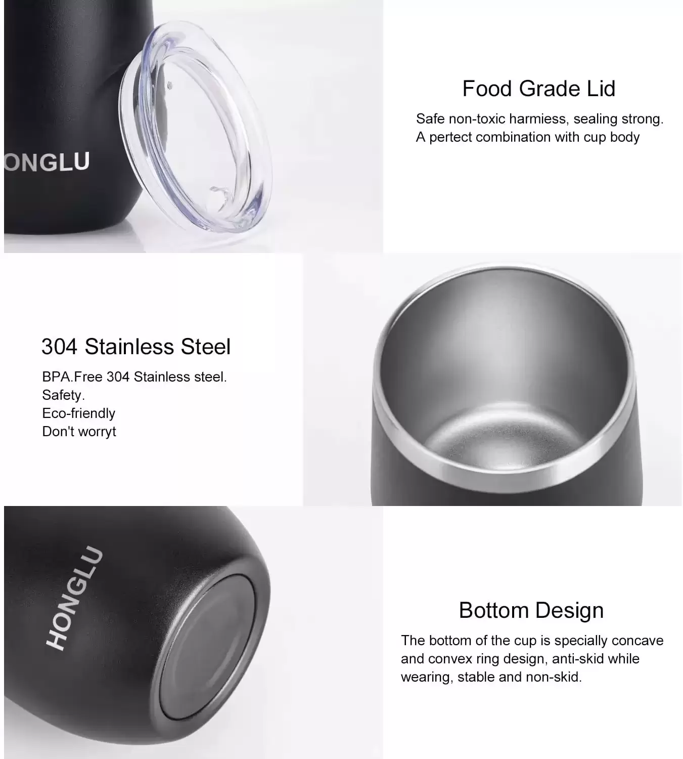 personalized stainless steel wine tumbler