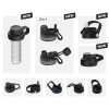 black stainless steel water bottle,insulated stainless steel water bottle,reusable black water bottle,eco-friendly stainless steel bottle,BPA-free water bottle,black water bottle with cap,sleek water bottle.
