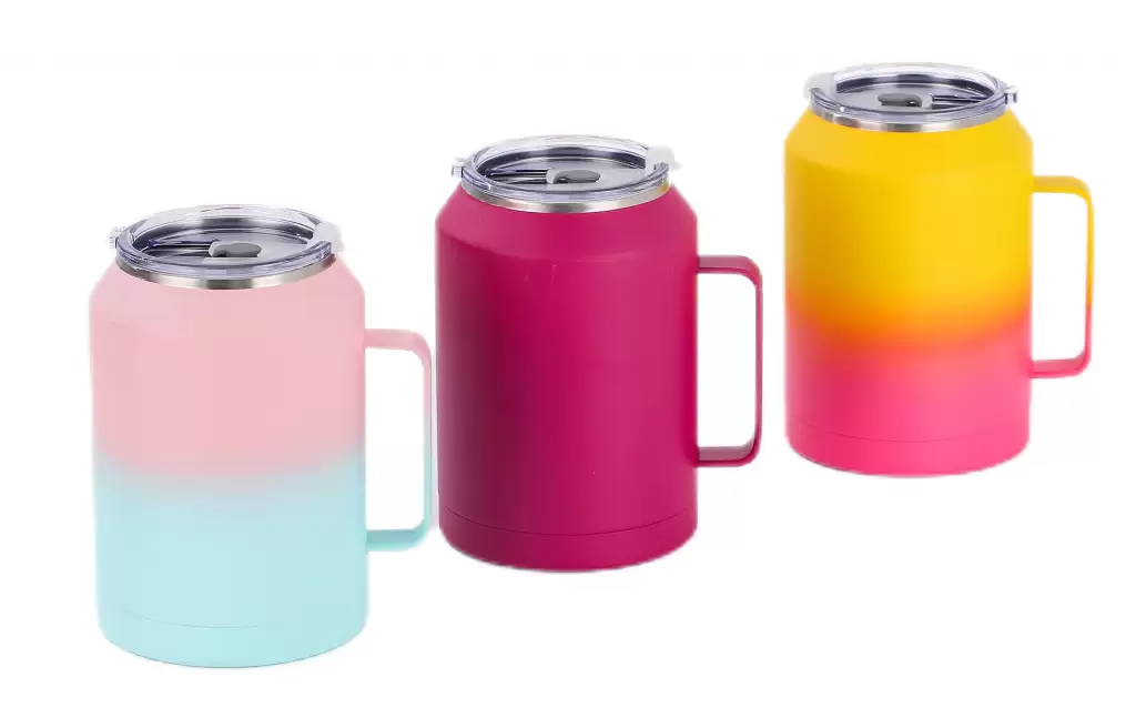 stainless steel water bottle with handle