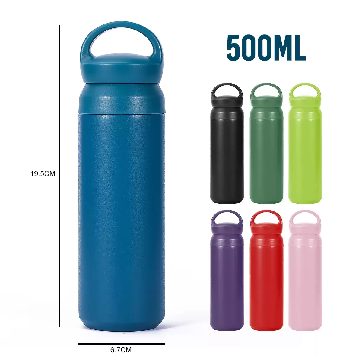 stainless steel sports water bottle