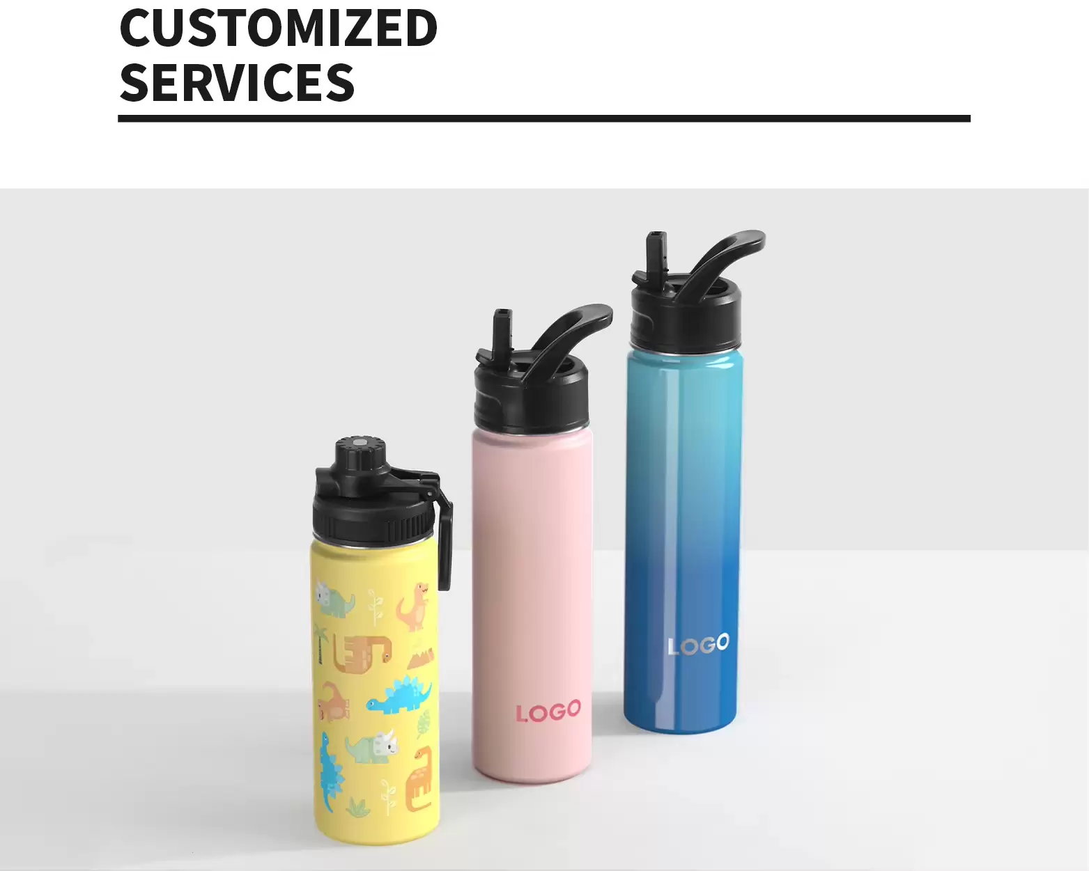 stainless steel reusable water bottle