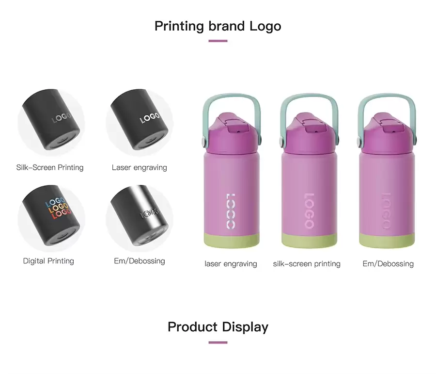 personalised childrens water bottle with straw