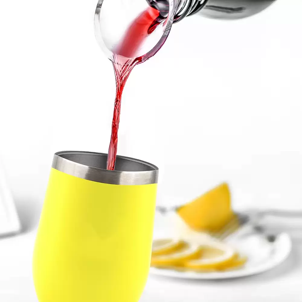 personalized stainless steel wine tumbler