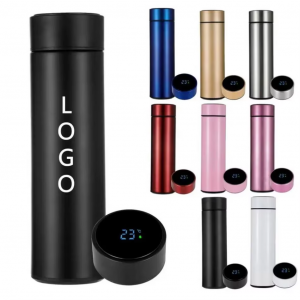 プライベートラベル ステンレス製スマート水筒（LCD温度表示付き）
