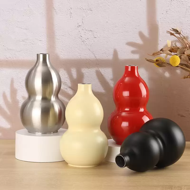 304 stainless steel gourd shaped water bottle