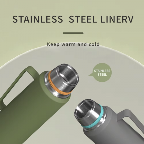 insulated water bottle with handle,stainless steel water bottle with handle,vacuum insulated bottle,reusable water bottle,leak-proof insulated water bottle,durable water bottle for outdoor use,hot and cold water bottle.,insulated water jug with handle