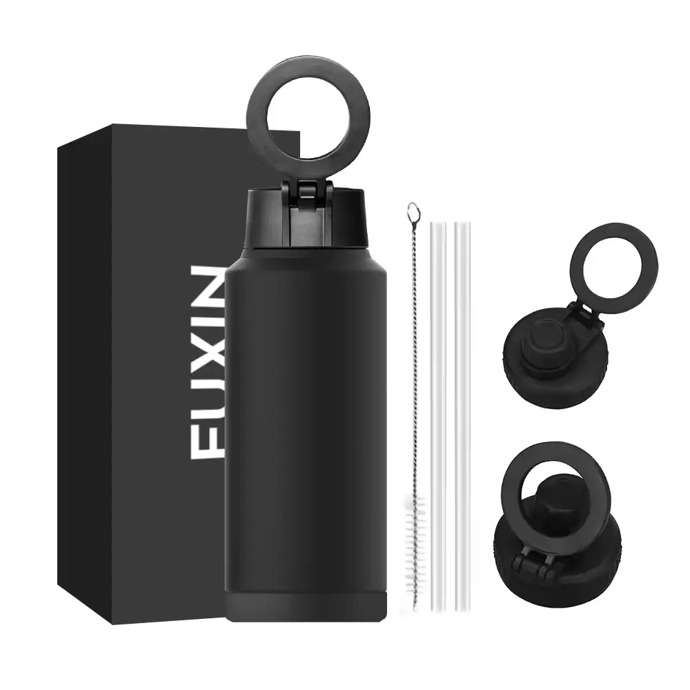 magnetic cell phone holder gym water bottle