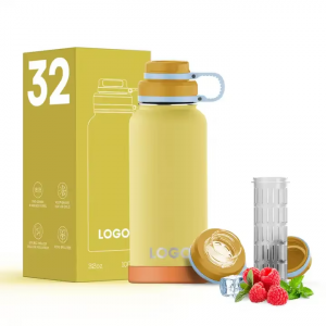 stainless steel sports water bottle
