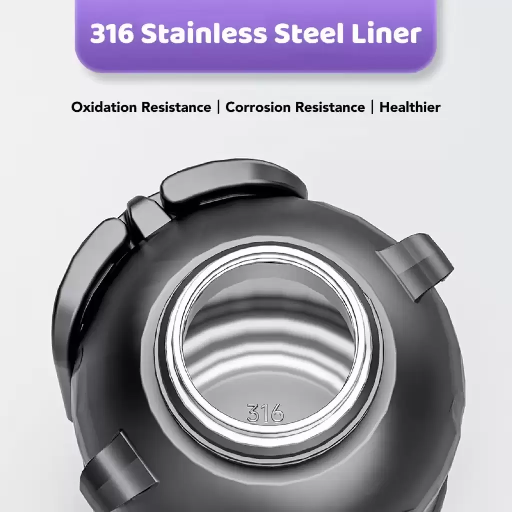 big stainless steel water bottle