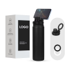 MagSafe water bottle,smart water bottle,stainless steel MagSafe bottle,insulated MagSafe bottle,reusable MagSafe water bottle,leak-proof MagSafe bottle,tech water bottle.