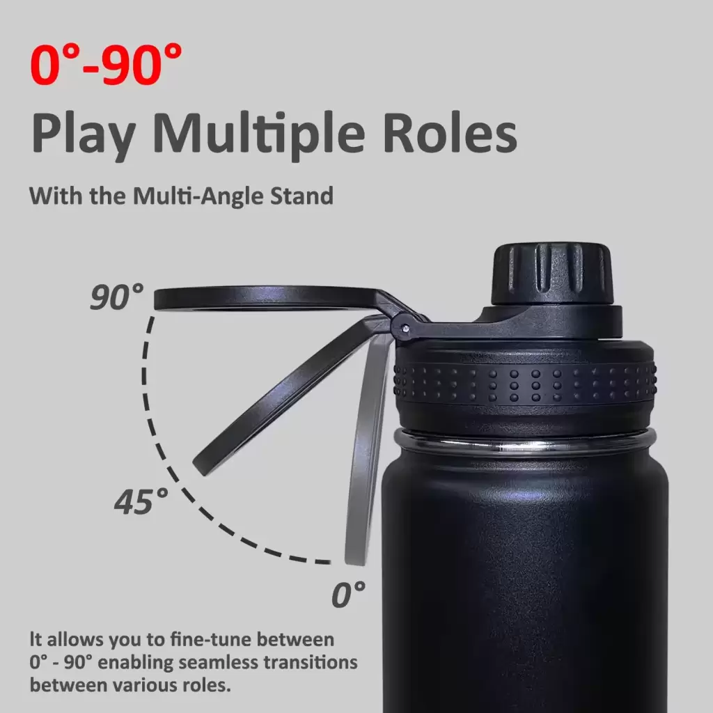 magnetic cell phone holder gym water bottle