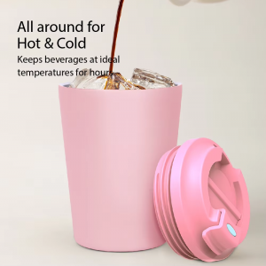 stainless steel vacuum coffee mug