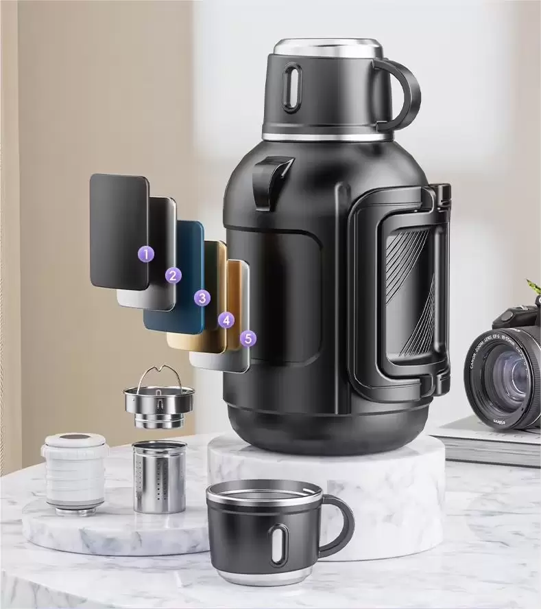 big stainless steel water bottle