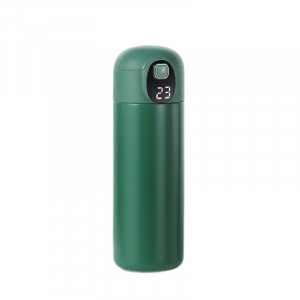thermos water bottle with temperature display