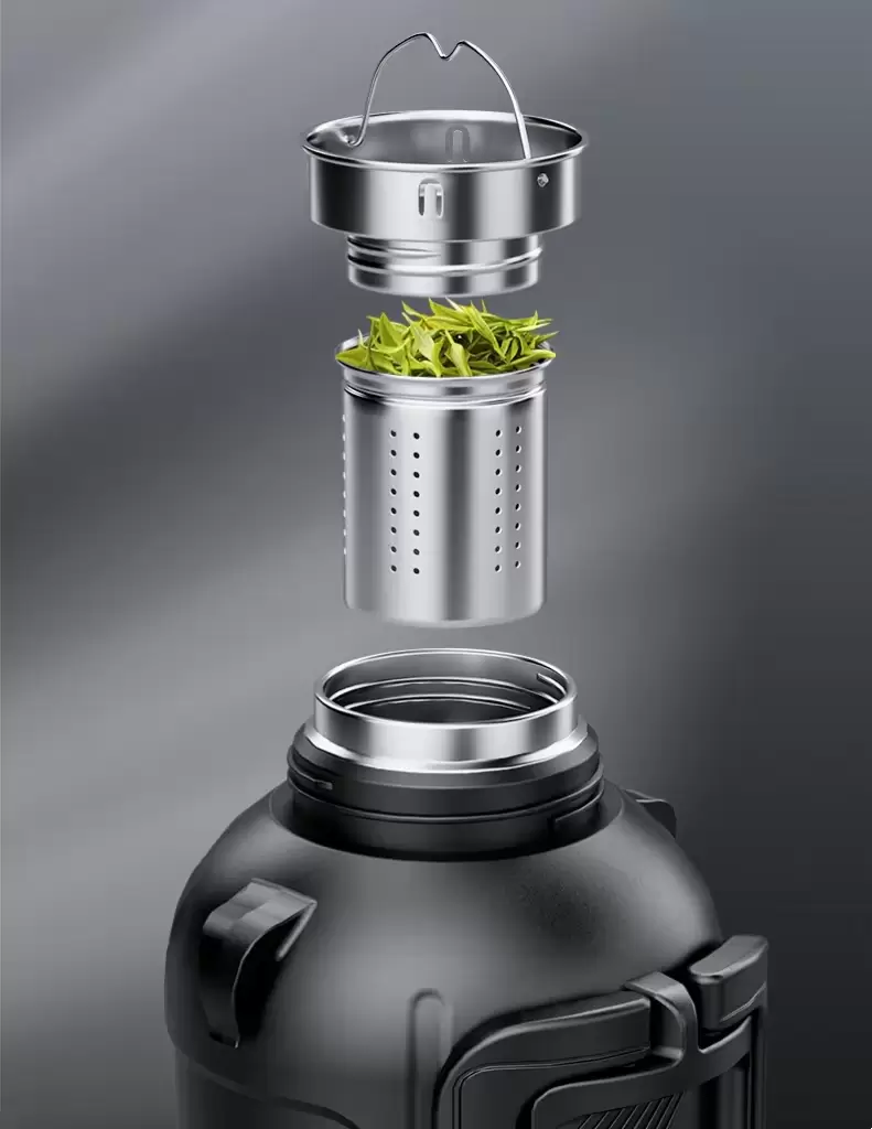 big stainless steel water bottle