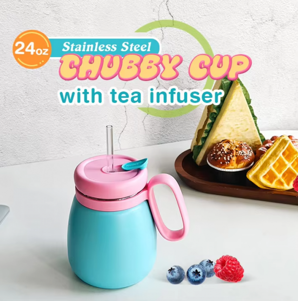 かわいいステンレス製ストロー付きタンブラー,かわいいストロー付きタンブラー