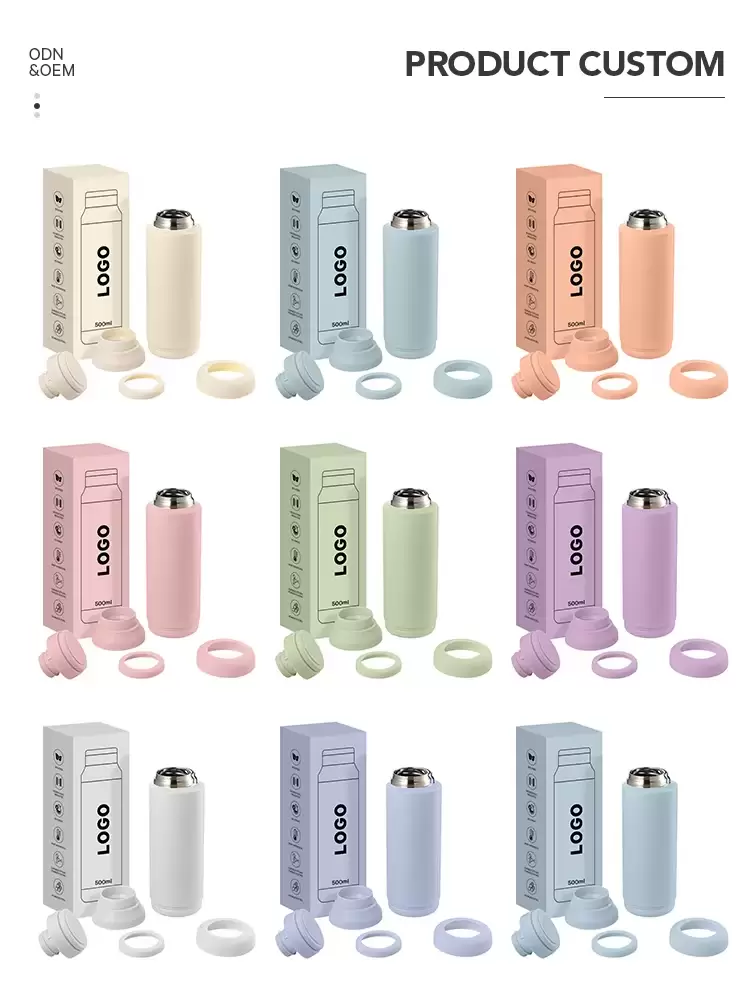 custom logo insulated water bottle